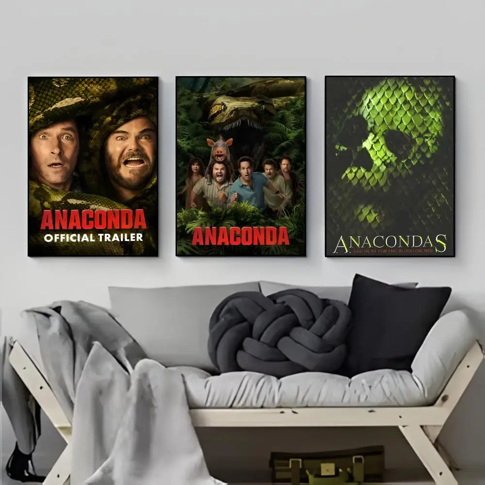 Movie Horror T-THE A-ANACONDAS Poster Poster HD  Waterproof Wall Sticker Bar Living Room Decor Gift