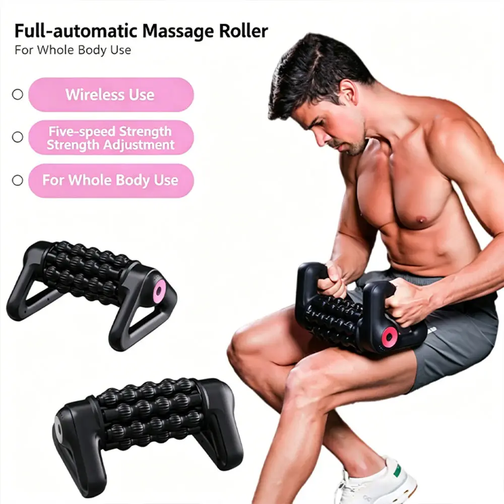 New Wireless Portable Body Deep Tissue Massage Roller Muscle Relaxation