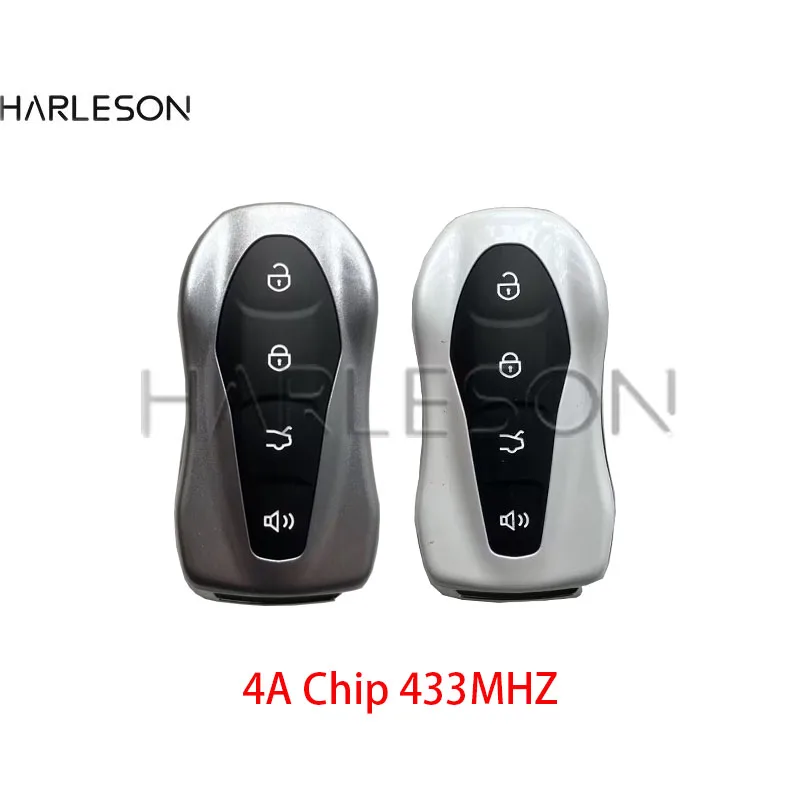 Original Car Smart Remote Key 433Mhz 4A Chip for Geely Atlas Tugella Azkarra Coolray Okavango Proton Emgrand X7 GS Binray