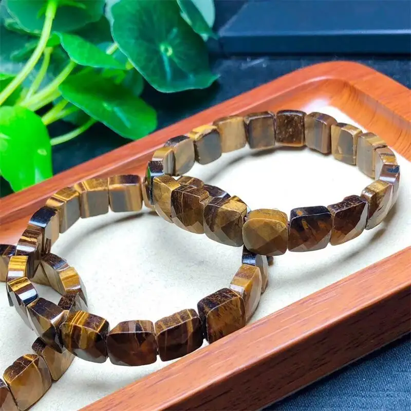 

Natural Tiger Eye Stone Bangle Bracelet Fashion Women Healing Jewelry Gemstone Reiki Energy Stone Holiday Gift 1PCS 10mm