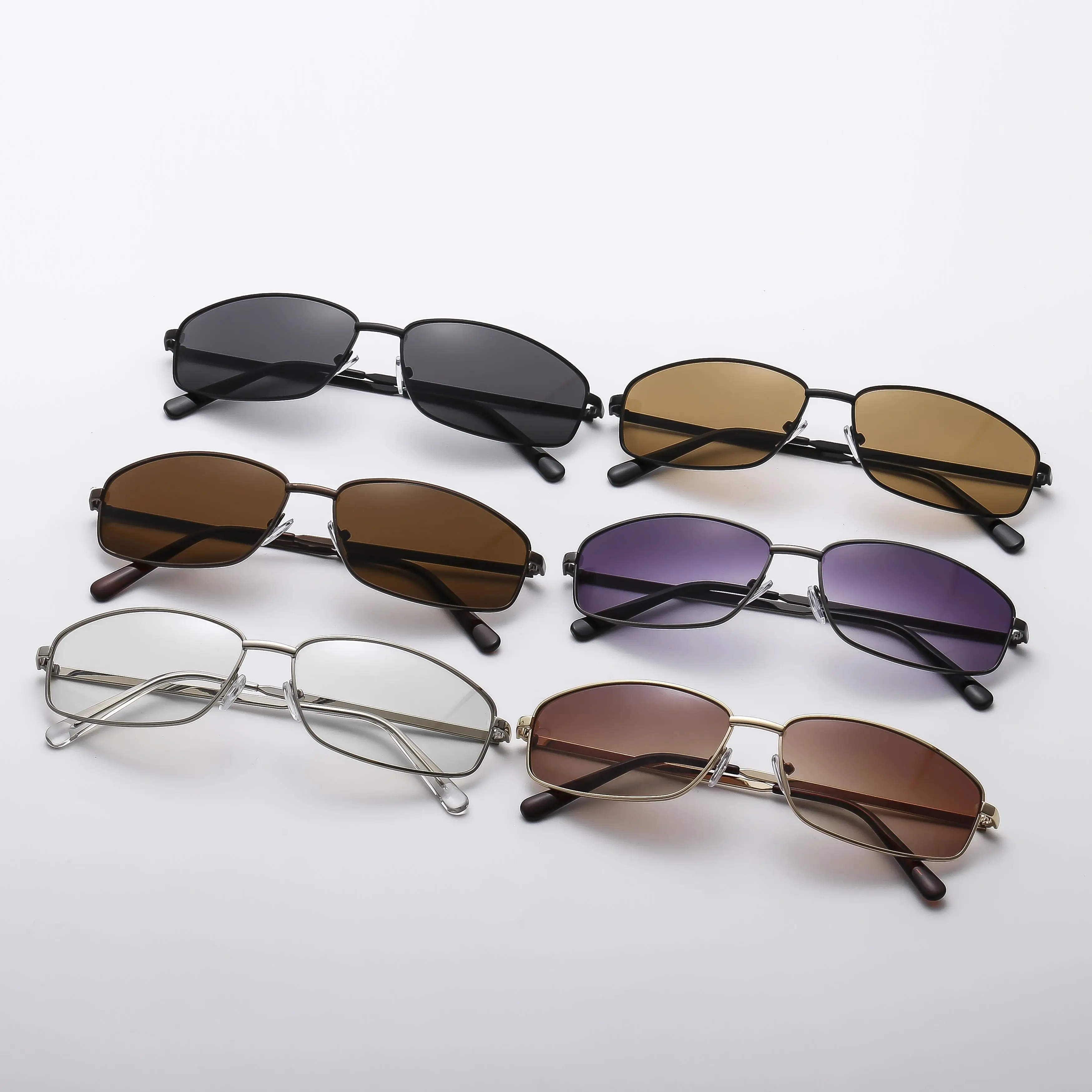 

Classic Vintage American Sunglasses Y2K Hot Punk Sun Glasses Metal Frame UV400 Eyewear for Women & Men