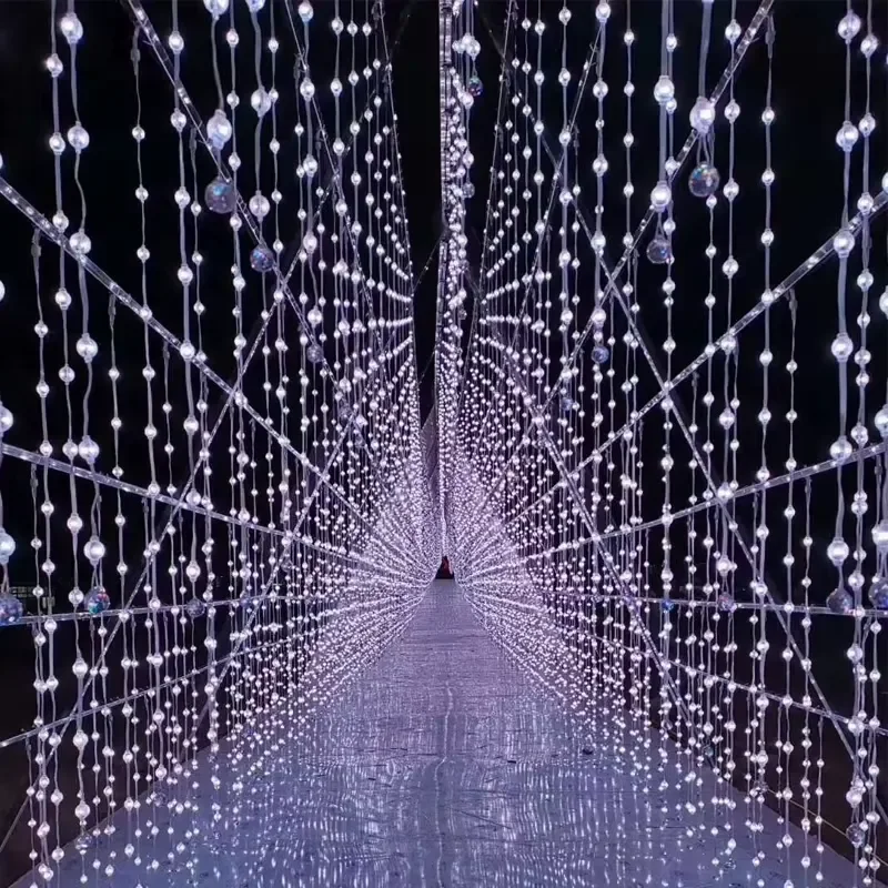 Hot Sell LED 3D Pixel Tube 3D Effect DMX/SPI RGB String LED Pixel Ball matrix Light Pixel Bars for Christmas Lighting