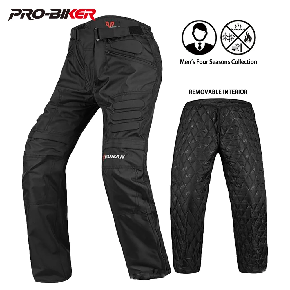 

Motorcycle Pants Windproof Wear-resistant With Protective Gear Outdoor Motocross Riding Pants Motorcycle Clothing All Season