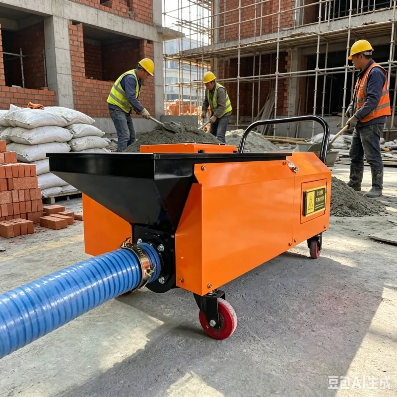 Micro Concrete Screw Pump Durable Construction Column Pouring Pump Factory For Building Construction Premium Quality Model