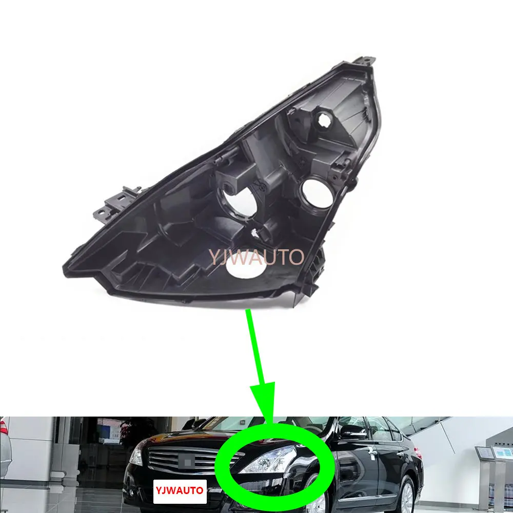 

Headlight Base for Nissan Teana Altima 2008~2011 Headlamp House Car Lights Shell Auto Rear Headlight Back Support