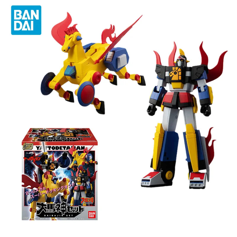 

Оригинальная фигурка Bandai Yattodetaman аниме Shokugan модель DAIBAJIN Набор фигурок игрушки для детей Подарок Коллекционные модели украшения