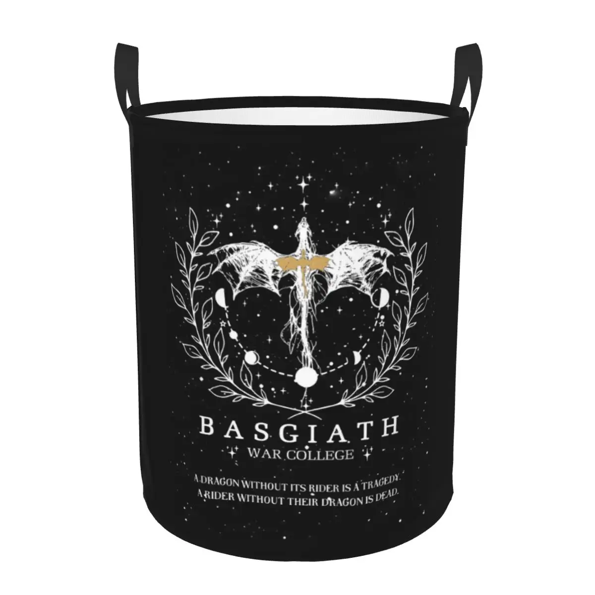

Корзины для грязного белья Fourth Wing Basgiath War College, складные, большие, водонепроницаемые, для дома и детских вещей