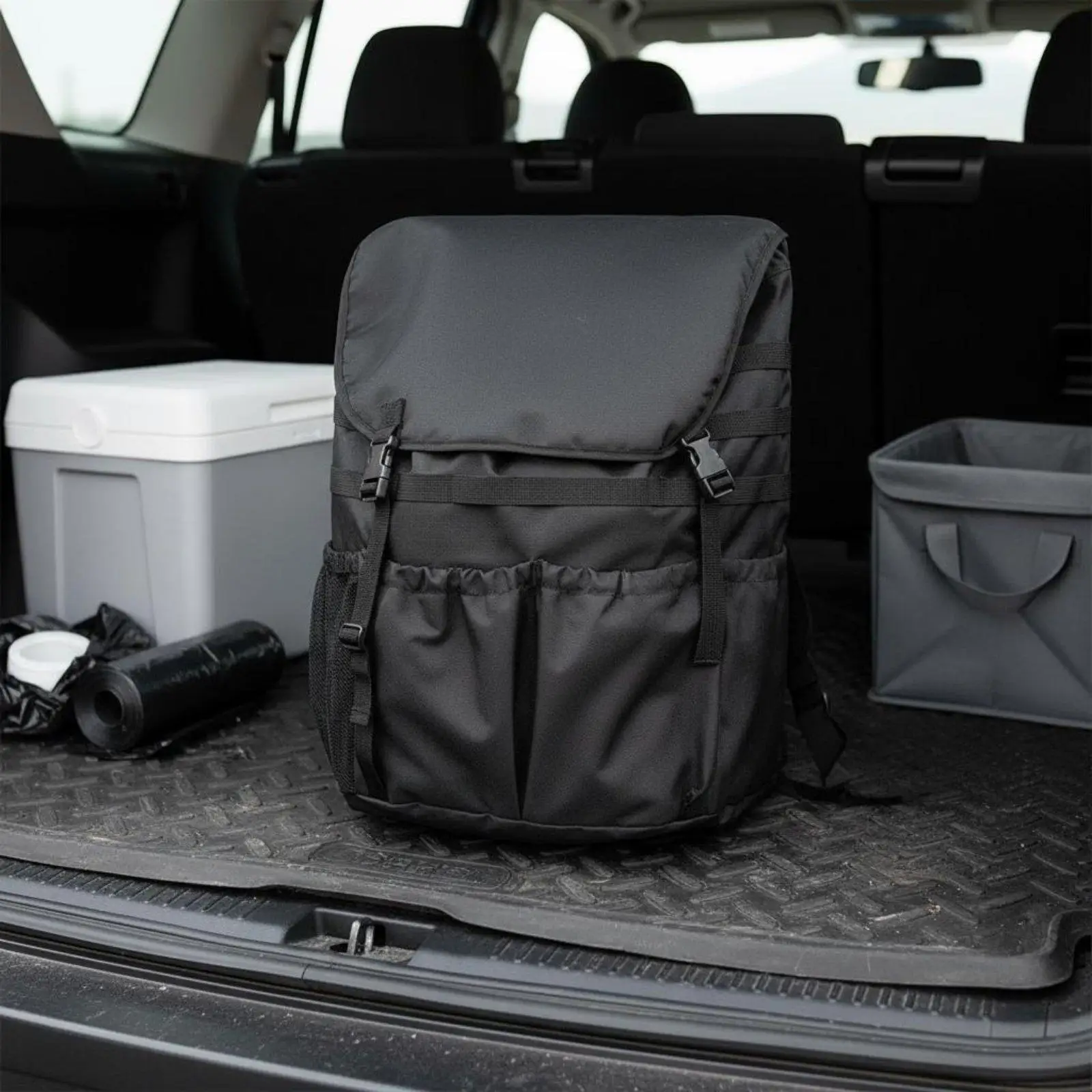 Spare Tire Trash Bag Long-Lasting Spare Tire Storage Bag Multiple Pockets