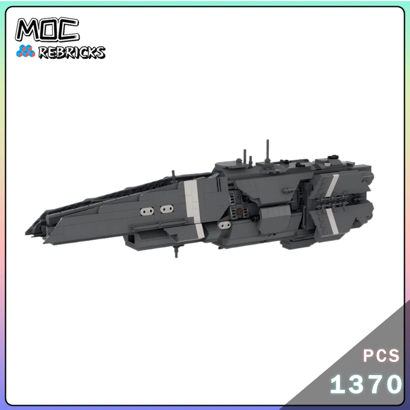 

Серия космических фильмов MOC Halberd Class Light Destroyer, строительные блоки, наборы моделей, сделай сам, продвинутые кирпичи, коллекционные наборы, игрушки, подарки