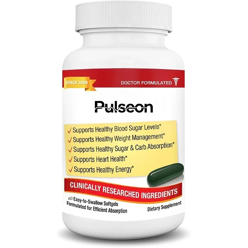 Supports 3 Essential Items for Healthy Blood Sugar, Including Aspartic Acid, Proprietary Mulberry Leaves, Etc., in 60 Capsules