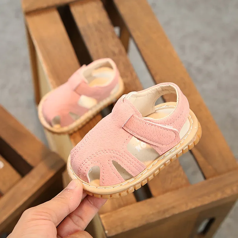 Sepatu bayi usia 0-2 tahun, sepatu musim panas baru untuk bayi dan balita sol lembut untuk sandal bayi usia 1 tahun 2024