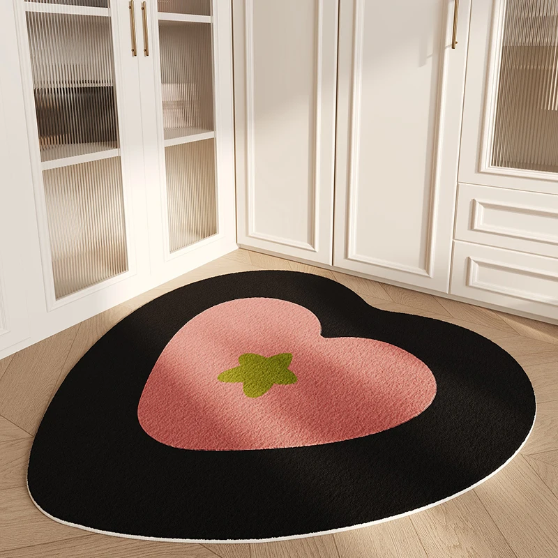 

Love carpet special-shaped bedroom floor mat cloakroom living room coffee table dresser foot mat