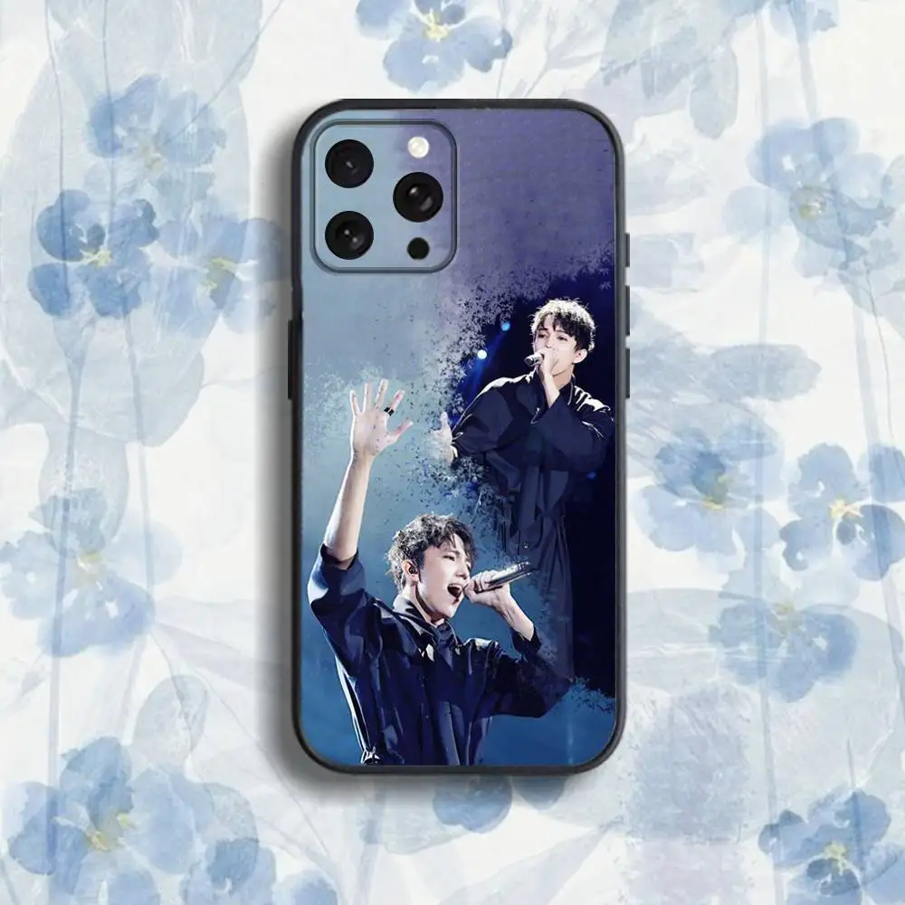 D-DimashS QudaibergenS Funda de teléfono para iPhone 17,16,15,14,13,12,Pro,Max,Plus,E,SE4,Air,Mini Caja blanda negra