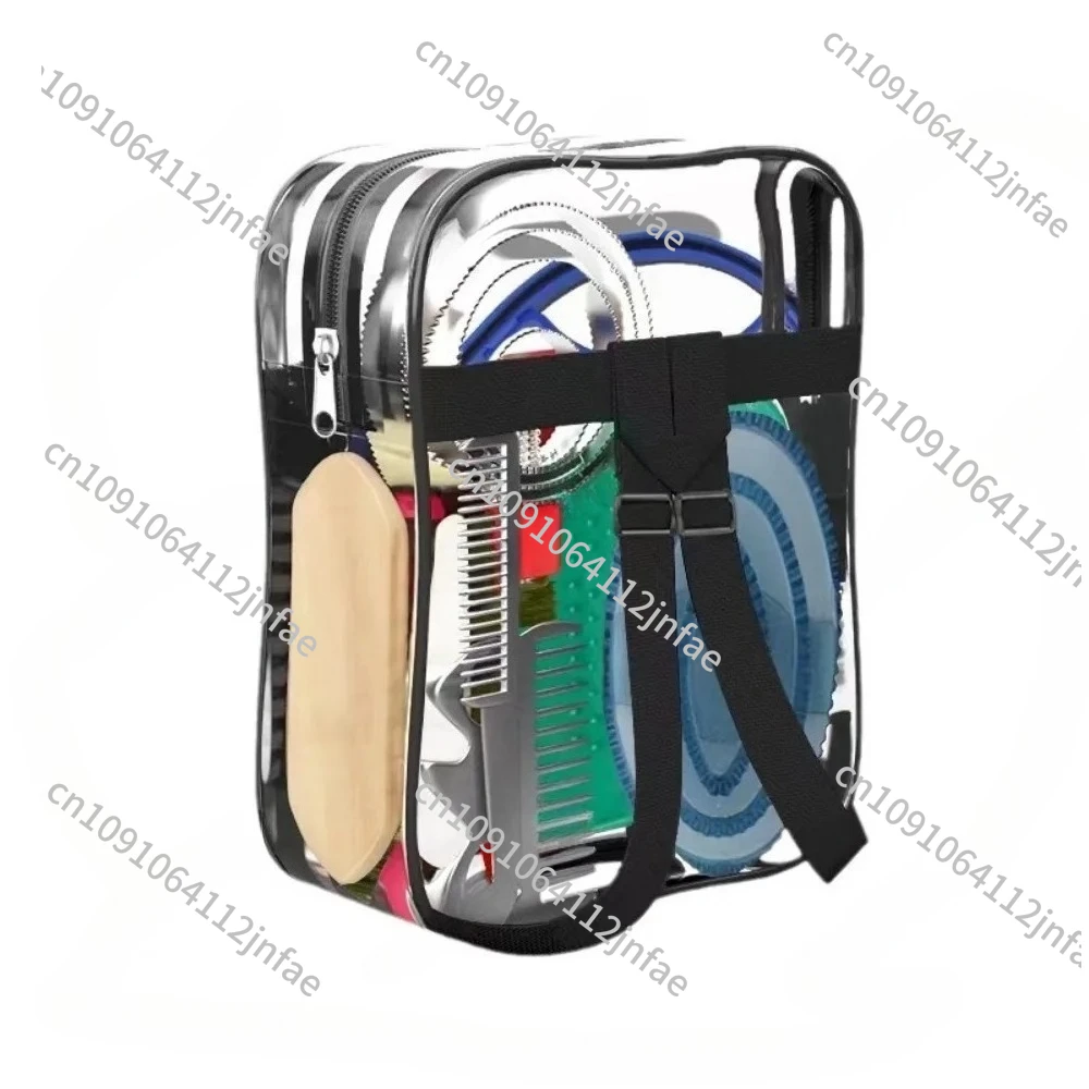 

Randomly Colored Equestrian Grooming Kit — Horse Brush, Comb, Massage & Wash Tools for Horse Care