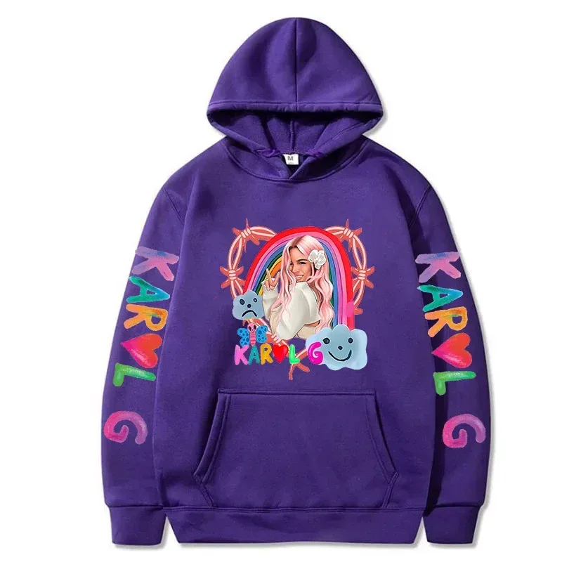 111 www جديد إمرأة متعدد الألوان هوديس الهيب هوب موضة الشارع الشهير البلوز كارول جي مانانا ملابس منقوشة بكم طويل بلوزات Y2K إلى