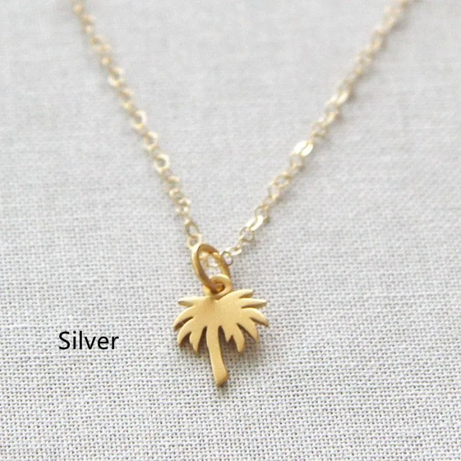 

Women's Fashion Simple Coconut Tree Pendant Necklace