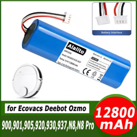 Replacement Battery 4000mAh for Ecovacs Deebot Ozmo 900,901,905,920,930,937,N8,N8 Pro Li-ION 14.4V Robot Vacuum Cleaner Battery