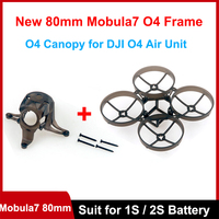 HappyModel Mobula7 O4 Frame Kit M80 Bwhoop Frame 80mm Wheelbase For 45mm Propeller With For DJI O4 Air Unit Mobula7 O4 Canopy