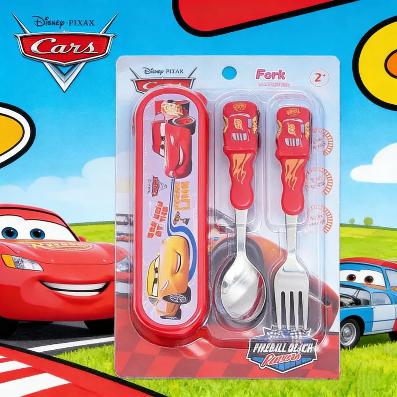 Lighting Mcqueen Decor - 디즈니 자동차 라이트닝 맥퀸 어린이 수저
