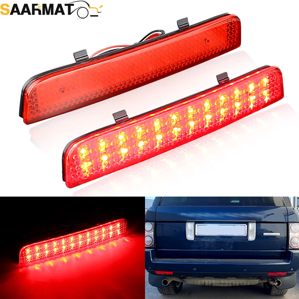 LED Rear Bumper Reflector Light for Land Rover Range Rover L322 Freelander LR2 LR006348 LR006349 Car Tail Stop Brake Fog Lamp