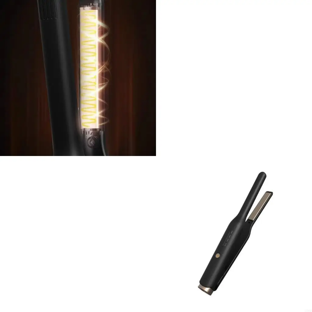 

220V Professional Hair Straightener Short Hair Styling Curler Grooming Ergonomic Small Ceramic Iron Women And Men