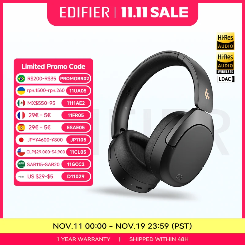 Edifier W830NB Wireless Headphones