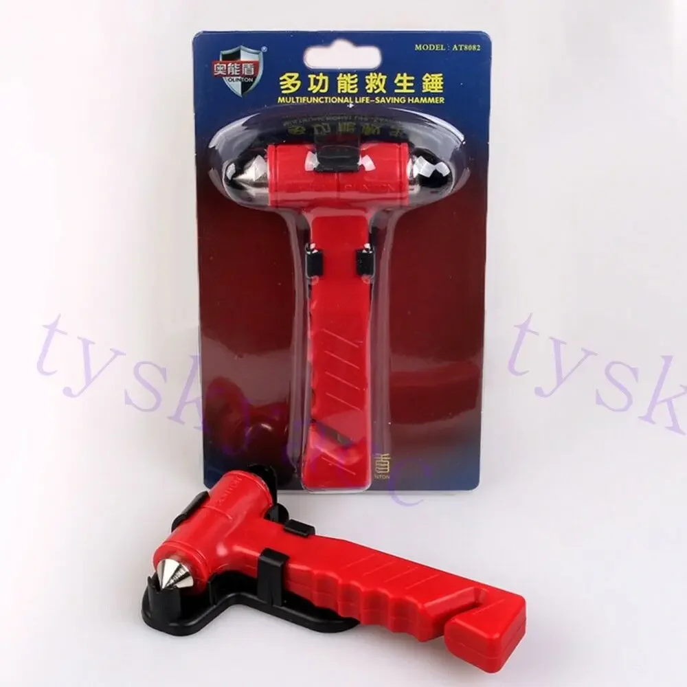 Auto Car Emergency Rescue Life Saving Escape Window Glass Break Hammer Seat Safety Belt Cutter Tool