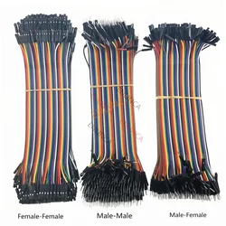 40-120Pin Dupont Line 10CM 20CM 30CM 40Pin Male to Male + Male to Female and Female to Female Jumper Wire Cable for  DIY KIT