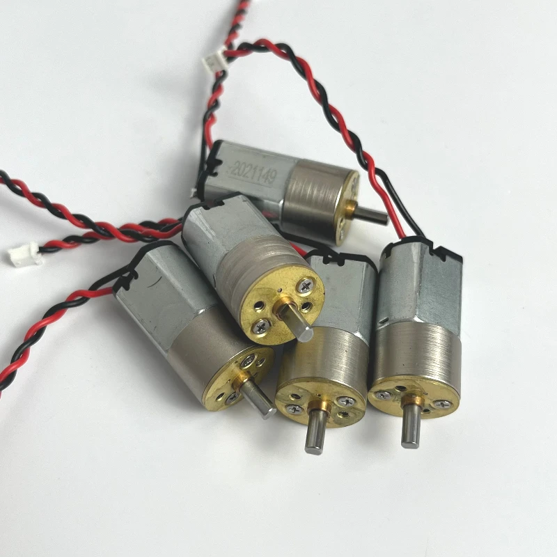 1 unidad Micro 030 Motor de engranaje de caja de cambios de Metal completo DC 5V 80RPM reducción de engranajes de velocidad lenta alto par para Robot de coche inteligente