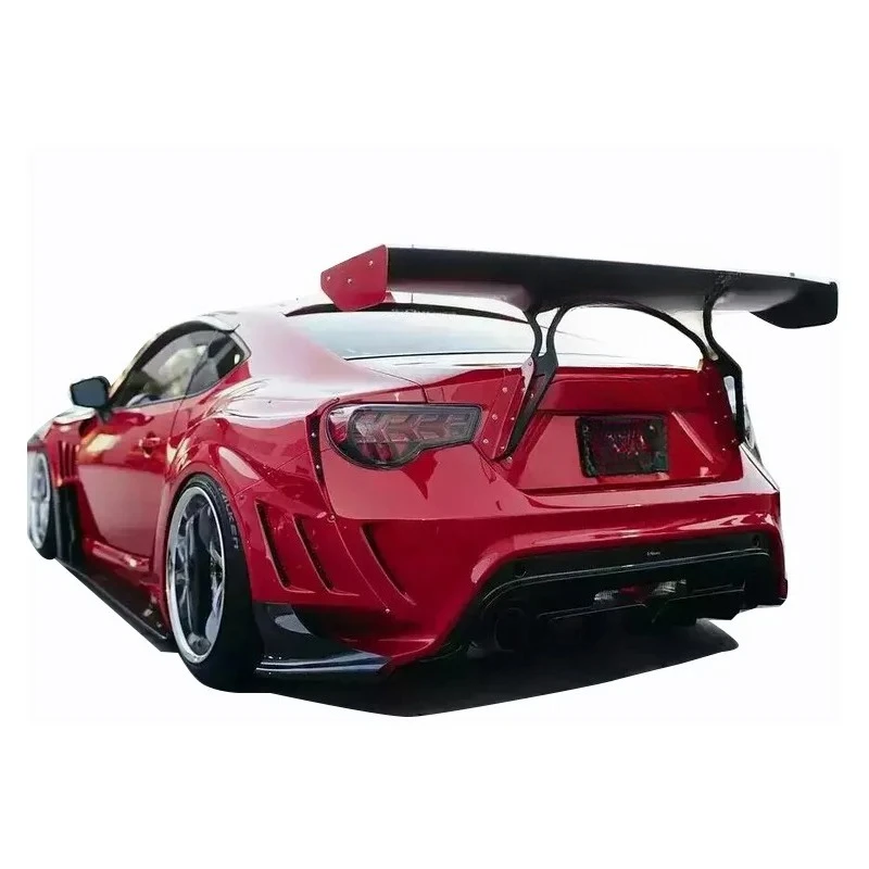 

Подходит для Toyota GT86, большой хвостовой модифицированный ракетный спойлер из углеродного волокна BRZ с фиксированным ветровым крылом