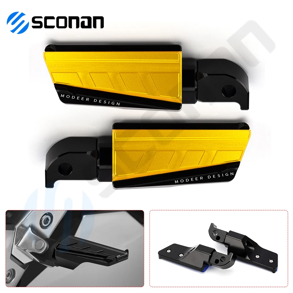 

Rear Foot Pegs Rests Passenger Footrests For Yamaha XMAX X MAX 125 250 300 400 XMAX125 XMAX250 XMAX300 XMAX400 2010-2021