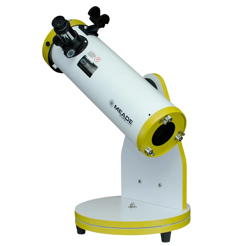 Meade-telescopio astronómico dob para decoración del hogar, telescopio de mesa dobsonian de 4,5 pulgadas