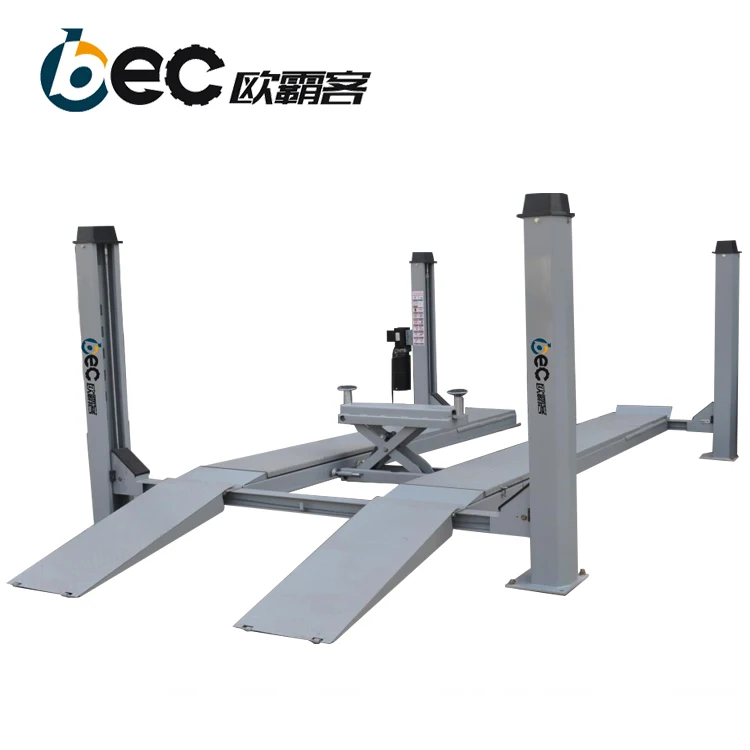 workshop  4 post car lift for sale wheel alignment aligner