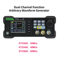 East Tester Mini Dual Channel Function/Arbitrary Waveform Generator Signal Source ET33C 20/40 /60Mhz Frequency Meter
