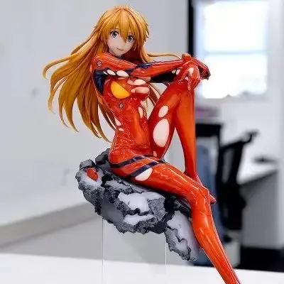 Brand New In Stock Good Smile EVA Asuka Langley Pretty Red Plug Suit 24cm PVC Anime Figure Collectible Gift For Otaku Fans