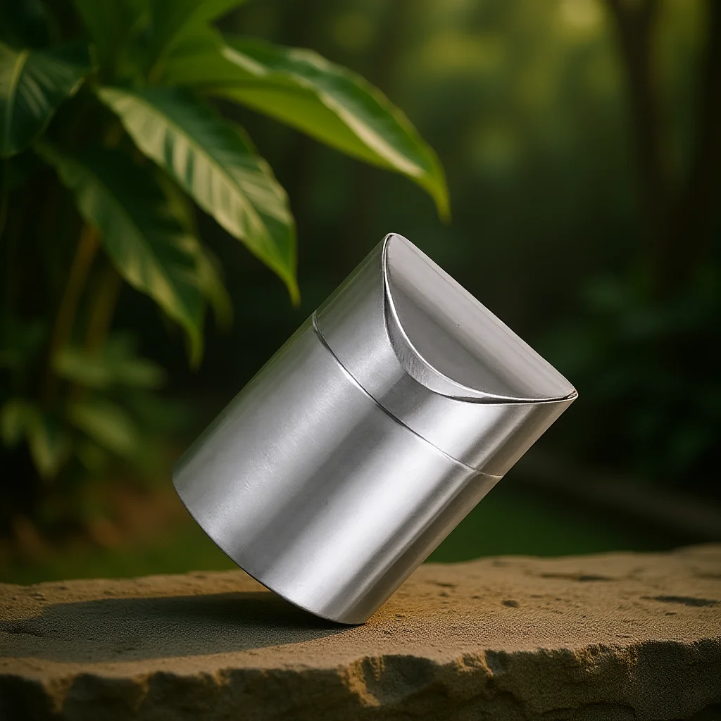 

Stainless Steel Trash Can Car Mini Garbage Bin Household Lid Shaking Practical Sturdy Long Life Tissues Wastepaper