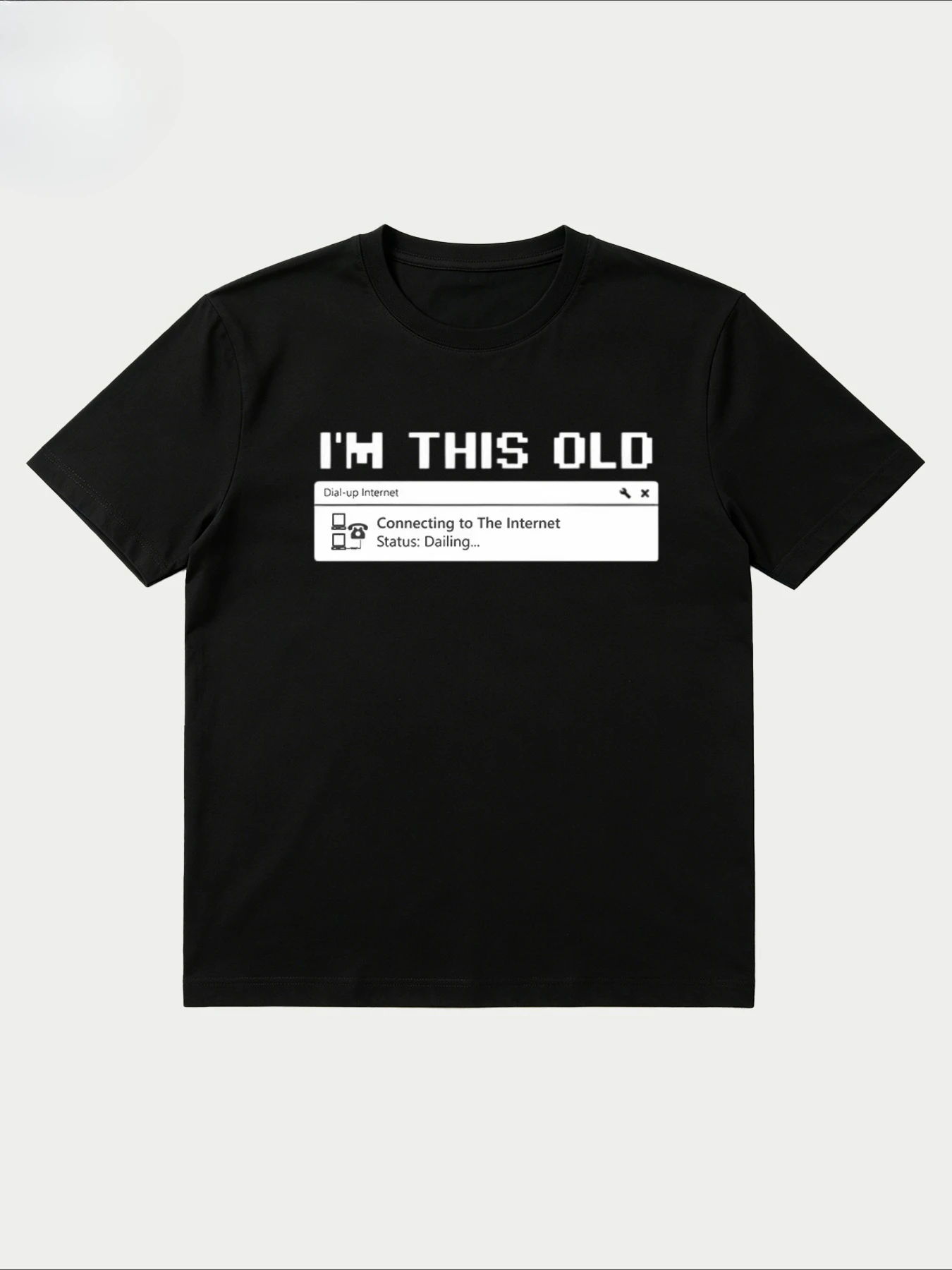 Men's Retro 90s Computer Programmer Pattern Printed T-shirt Suitable for Both Men and Women Programmer Birthday Gift