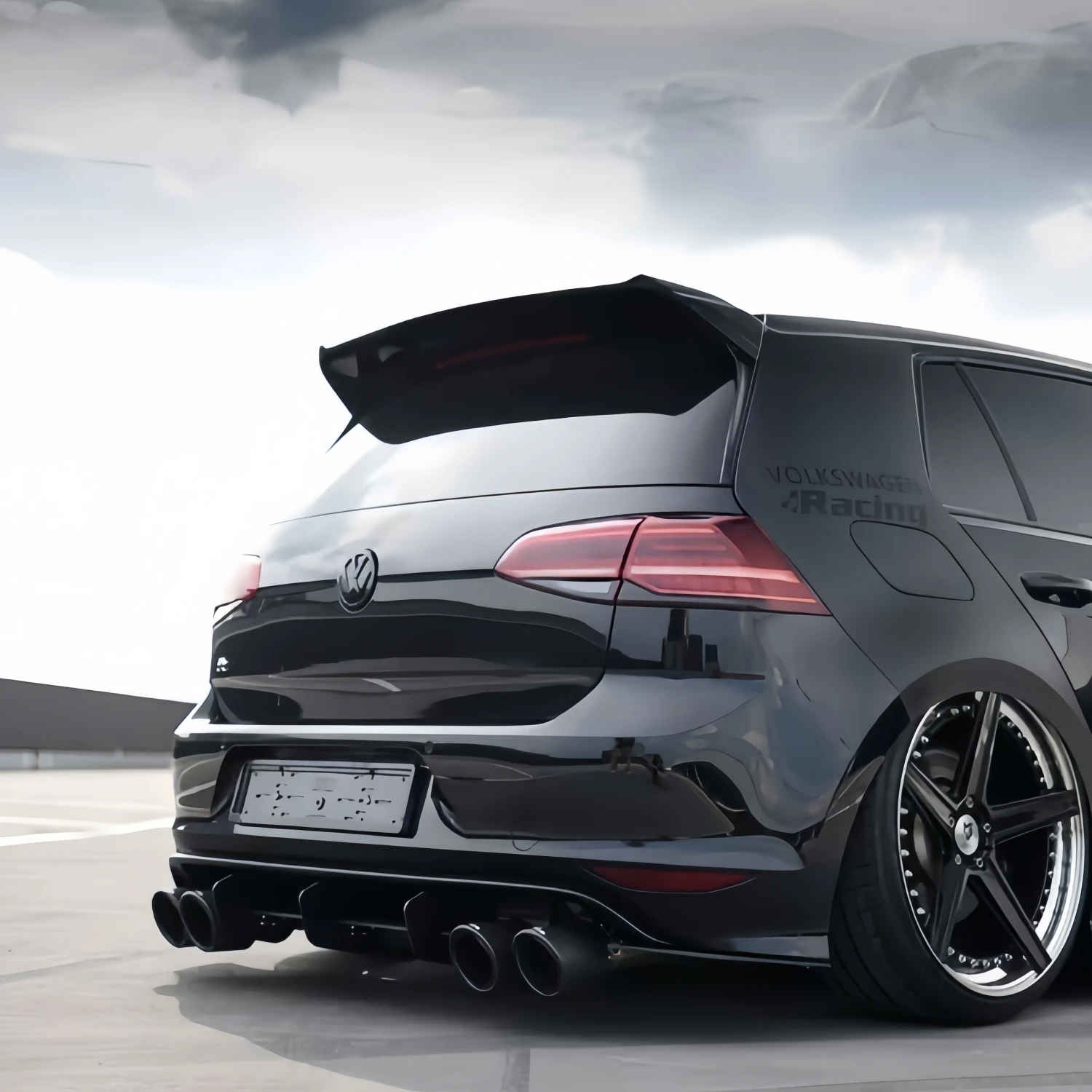 

Глянцевый черный спойлер на крышу автомобиля в стиле Osir для VW Golf Mk7, Mk7.5 GTI, GTD, GTE, R, R-Line, TSI, TDI 2013-2020, тюнинг-комплекты для кузова.