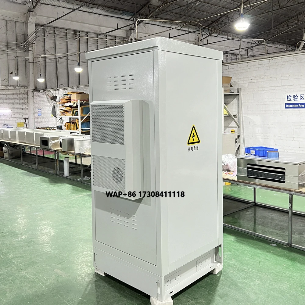19 Inch Outdoor Waterproof IP65 IP55 Metal Cabinet for Lithium Battery Storage Solar Energy Rack Electrical Equipment Stock
