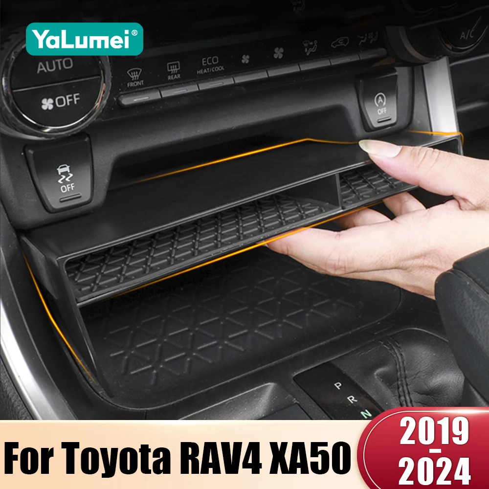 لتويوتا RAV4 XA50 2019 2020 2021 2022 2023 2024 RAV 4 الهجين سيارة وحدة التحكم المركزية صندوق تخزين حامل مُنظِم اكسسوارات