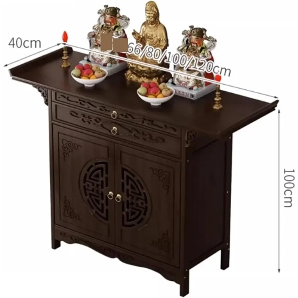 Personal Shrine Altar Table Buddha Niche Chinese Cabinet God Of Wealth Cabinet Offering Table Buddha Table Home Incense