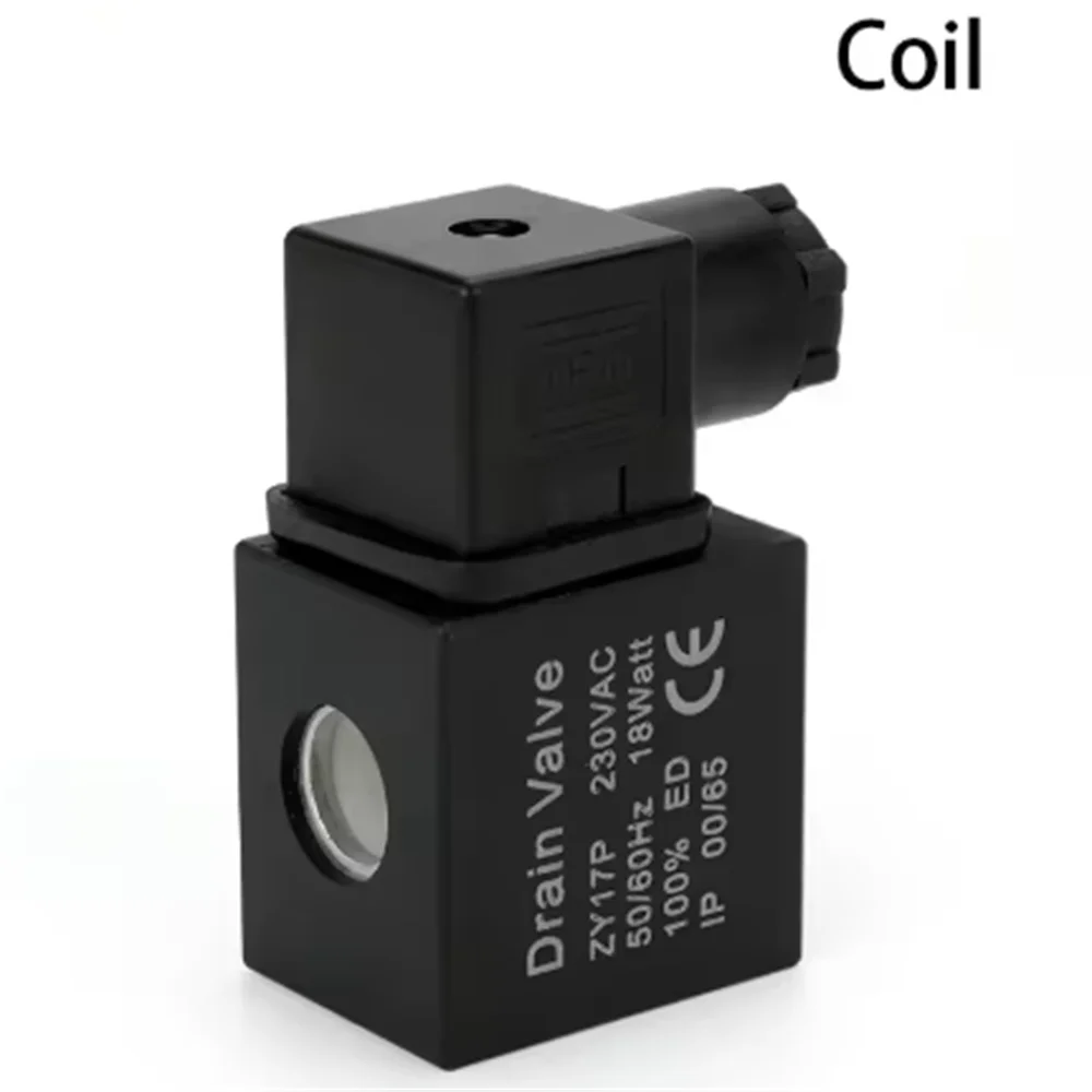 Magnetventil OPT-A OPT-B G1/2 Timed Auto Drain Valve with Solenoid Timer Controller Coil for Air Compressor Auto Drain Valve Pneumatik — Detail 3