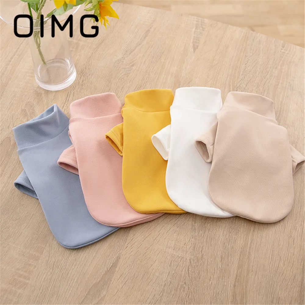 

OIMG Spring German Velvet Pet Thin Bottoming Shirt Chihuahua Bichon Two-legged Elastic Close-fitting Knitted Sweater Dog Clothes