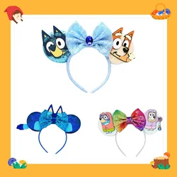 Moose Bluey Famiglia fascia per bambini Fascia sonica simpatico bingo Topolino orecchie fascia parco divertimenti fascia decorativa regali