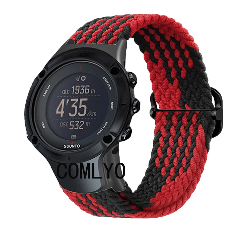 For SUUNTO Ambit 3 Sport Run Strap Band Nylon Belt Adjustable Soft Breathable Wristband Smartwatch Women Men Belt