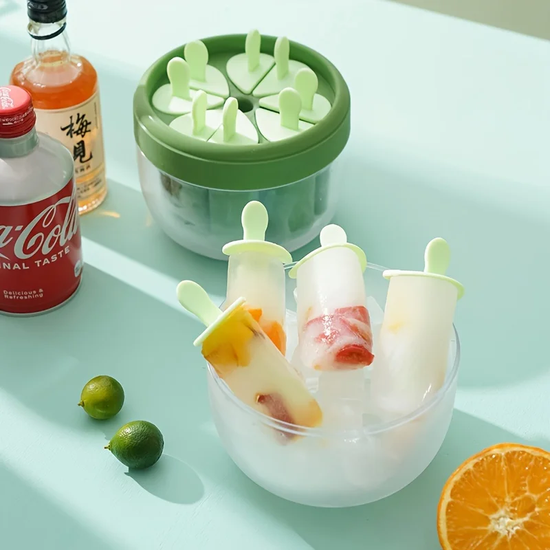 1pc, Popsicle Mold, Creative Popsicle Mold, Plastic Popsicle Mold, Ice Cream Mold, Ice Cube Box, Household Popsicle Mold, Safet