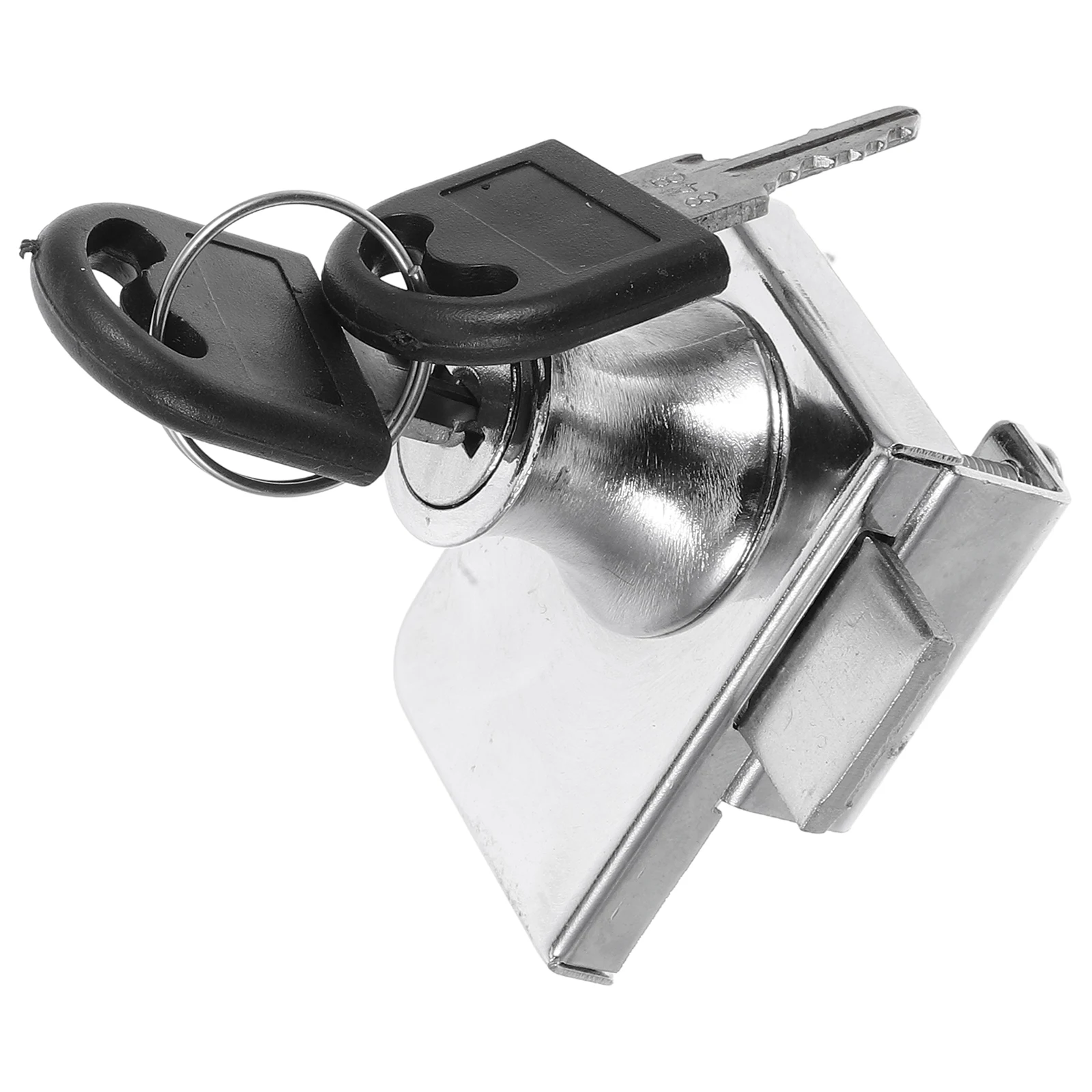 ชุดล็อคประตูบานเลื่อนกระจกสำหรับตู้แช่ไอศกรีม ป้องกันการโจรกรรม ล็อคแนวนอน ป้องกันประตูบานเลื่อนกระจกในซูเปอร์มาร์เก็ต