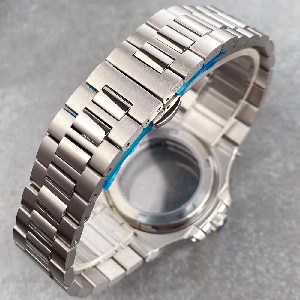 Square Watch Case Accessories for Nautilus Style Watches for NH34 NH35 NH36 NH38 NH70 NH71 NH72 Movt 10bar Waterproof 40mm 316L