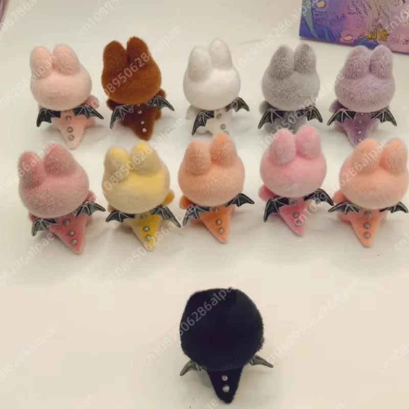 New Sale Mini 4.5cm Labubu Zimomo Angel Cute Colour Doll Desktop Decoration Cartoon Model Ornaments Christmas Gift Randomly Send