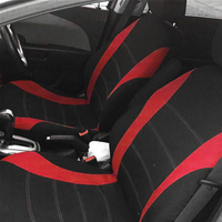 9Pcs/Set Car Front Rear Seat Cover Universal 5-Seat Auto Seat Protection Covers Sports Bi-color Stitching Styling Seat Protector